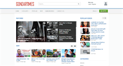 Desktop Screenshot of gondartimes.com